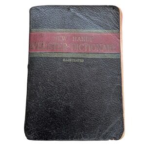Vintage 1953 New Handy Webster Dictionary Illustrated World Publishing Company